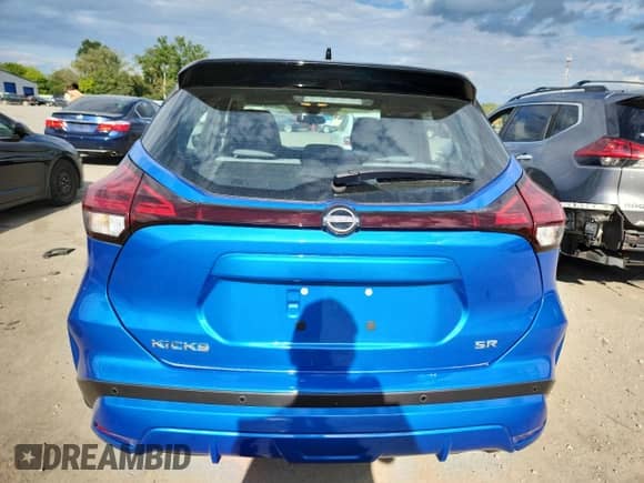 2024 Nissan Kicks SR with VIN 3N1CP5DV6RL525711, listed as a Copart auction lot 70267355 with 7,021 mi miles and Salvage title. Bid and sale history available at DreamBid. Image 6.