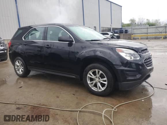 2017 Chevrolet Equinox LS with VIN 2GNFLEEK3H6108227, listed as a Copart auction lot 53240075 with 113,033 mi miles and Non repairable. Bid and sale history available at DreamBid. Image 4.