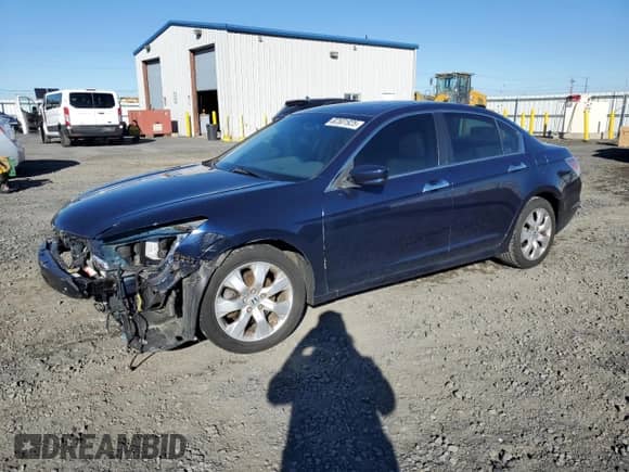 2009 Honda Accord EX-L with VIN 1HGCP36869A032029, listed as a Copart auction lot 82501925 with 99,222 mi miles and Salvage title. Bid and sale history available at DreamBid. Image 1.