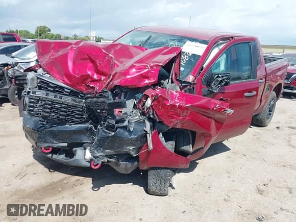 2020 Chevrolet Silverado 1500 Custom Trail Boss with VIN 1GCPYCEF1LZ161401, listed as a IAAI auction lot 43270025 with 147,586 mi miles and . Bid and sale history available at DreamBid. Image 2.
