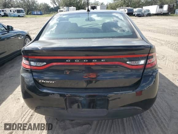 2016 Dodge Dart SE with VIN 1C3CDFAA5GD593633, listed as a Copart auction lot 80387314 with Not provided miles and Salvage title. Bid and sale history available at DreamBid. Image 6.