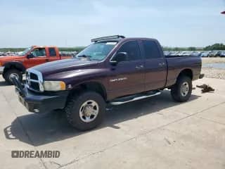 2004 Dodge 2500 SLT with VIN 3D7KU28C44G142933, listed as a Copart auction lot 65189335 with 297,827 mi miles and Salvage title. Bid and sale history available at DreamBid. Image 1.