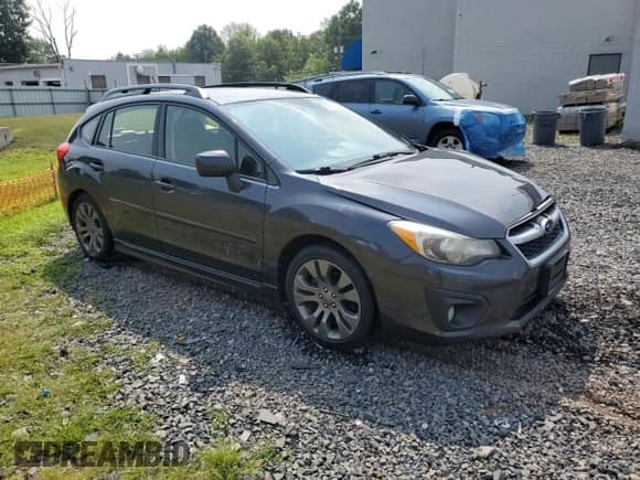 2014 Subaru Impreza Special Sports Premium with VIN JF1GPAL61E8307899, listed as a Copart auction lot 67613945 with 110,960 mi miles and Salvage title. Bid and sale history available at DreamBid. Image 4.