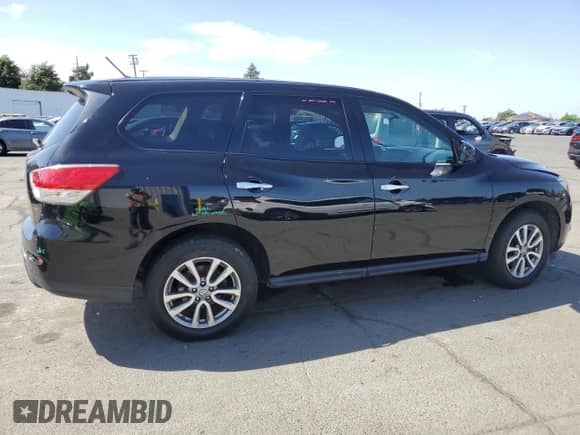 2013 Nissan Pathfinder S with VIN 5N1AR2MN5DC636649, listed as a Copart auction lot 56688885 with 209,030 mi miles and Salvage title. Bid and sale history available at DreamBid. Image 3.