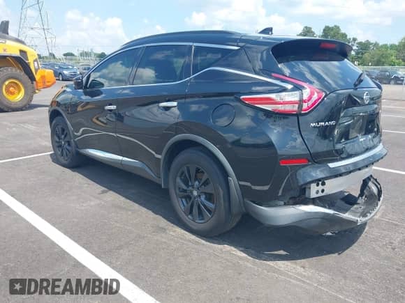 2017 Nissan Murano S with VIN 5N1AZ2MGXHN190378, listed as a IAAI auction lot 42499154 with 65,062 mi miles and . Bid and sale history available at DreamBid. Image 3.