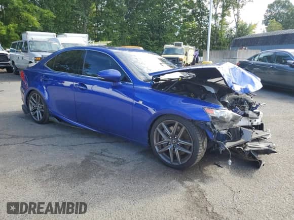 2016 Lexus IS 300/350 with VIN JTHCM1D29G5008757, listed as a Copart auction lot 83872645 with 122,833 mi miles and Salvage title. Bid and sale history available at DreamBid. Image 4.