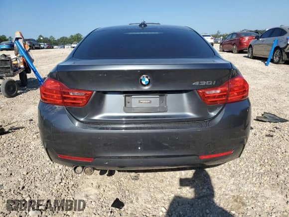 2017 BMW 4 Series 430i with VIN WBA4F7C30HG787627, listed as a Copart auction lot 71459785 with Not provided miles and Salvage title. Bid and sale history available at DreamBid. Image 6.