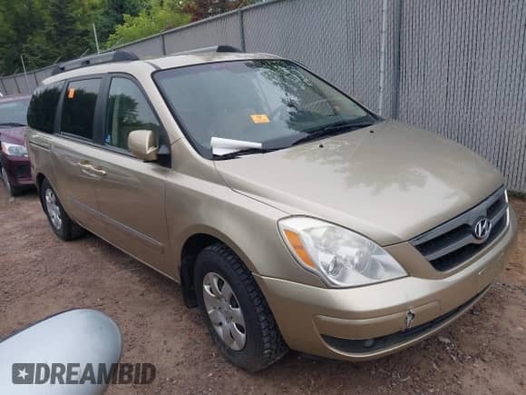 2008 Hyundai Entourage GLS with VIN KNDMC233686047181, listed as a IAAI auction lot 42691101 with 224,101 mi miles and . Bid and sale history available at DreamBid. Image 1.