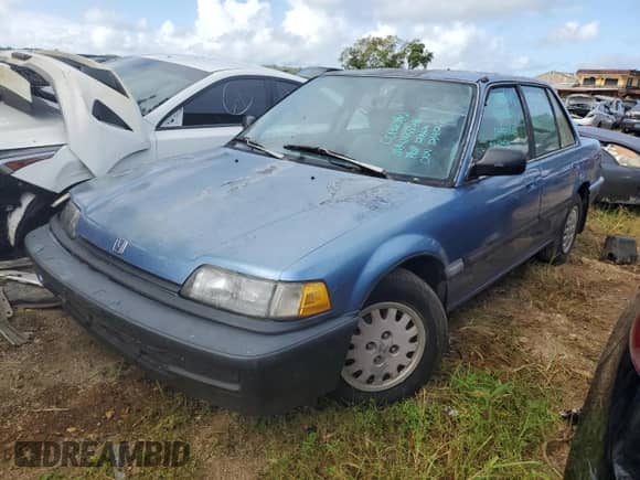 1991 Honda Civic z VIN JHMED3655MS022552, wystawiony jako Copart lot #84688084 z przebiegiem 64 036 mil mil oraz Nie do naprawy • Non repairable. Historia ofert i sprzedaży dostępna na DreamBid. Obrazek 1.