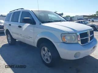 2009 Dodge Durango SLT with VIN 1D8HB48P49F708124, listed as a IAAI auction lot 42800980 with 208,307 mi miles and . Bid and sale history available at DreamBid. Image 1.