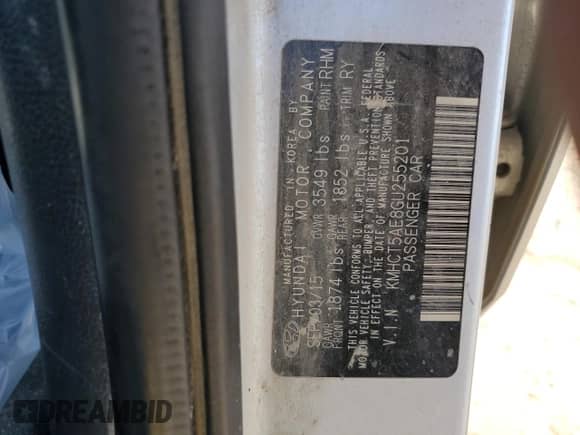 2016 Hyundai Accent SE с VIN KMHCT5AE8GU255201, выставлен на аукционе Copart как лот 70810295 с пробегом 151 009 миль миль и Чистый • Clean title. История ставок и продаж доступна на DreamBid. Изображение 12.