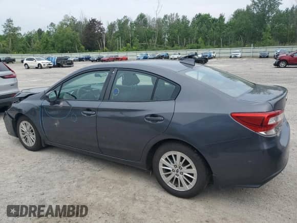 2018 Subaru Impreza Premium with VIN 4S3GKAB66J3610467, listed as a Copart auction lot 60246555 with 84,926 mi miles and Salvage title. Bid and sale history available at DreamBid. Image 2.