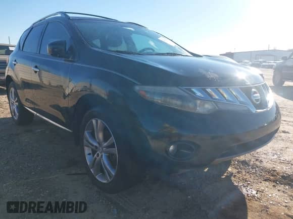 2010 Nissan Murano SL with VIN JN8AZ1MU5AW008949, listed as a IAAI auction lot 43488025 with 103,383 mi miles and . Bid and sale history available at DreamBid. Image 1.