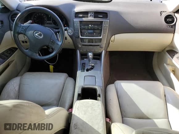 2010 Lexus IS 250 with VIN JTHBF5C20A5119090, listed as a Copart auction lot 80610705 with 174,839 mi miles and Clean title. Bid and sale history available at DreamBid. Image 8.