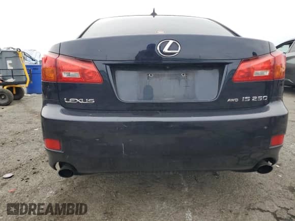 2008 Lexus IS 250 с VIN JTHCK262082025667, выставлен на аукционе Copart как лот 82066745 с пробегом 257 275 миль миль и Списание • Salvage title. История ставок и продаж доступна на DreamBid. Изображение 6.