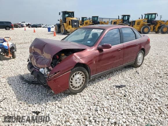 2001 Saturn LS with VIN 1G8JU52F51Y548693, listed as a Copart auction lot 57218355 with Not provided miles and Salvage title. Bid and sale history available at DreamBid. Image 1.