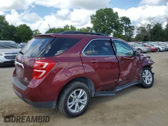 2016 Chevrolet Equinox LT z VIN 2GNFLFEK1G6261094, wystawiony jako Copart lot #69936335 z przebiegiem 75 674 mil mil oraz Szkoda całkowita • Salvage title. Historia ofert i sprzedaży dostępna na DreamBid. Obrazek 3.