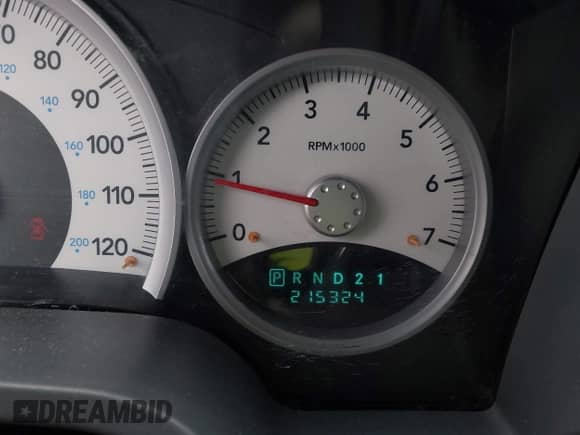 2005 Dodge Dakota SLT with VIN 1D7HE48NX5S217990, listed as a IAAI auction lot 42436014 with 215,324 mi miles and . Bid and sale history available at DreamBid. Image 7.