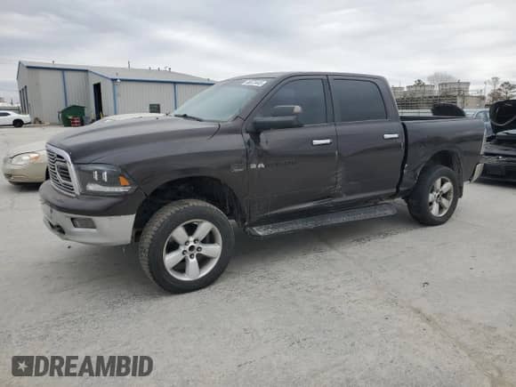 2011 Ram 1500 ST with VIN 1D7RV1CT6BS655264, listed as a Copart auction lot 46873445 with 170,206 mi miles and Salvage title. Bid and sale history available at DreamBid. Image 1.
