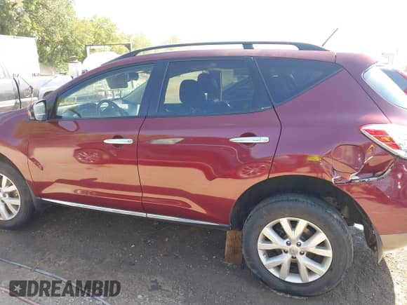 2012 Nissan Murano SL with VIN JN8AZ1MW8CW233578, listed as a IAAI auction lot 42937020 with 126,315 mi miles and . Bid and sale history available at DreamBid. Image 14.