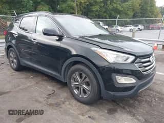 2016 Hyundai Santa Fe with VIN 5XYZU3LB2GG378447, listed as a IAAI auction lot 43322172 with 120,439 mi miles and . Bid and sale history available at DreamBid. Image 1.