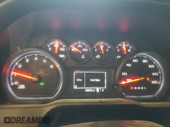 2020 Chevrolet Silverado 1500 Work Truck with VIN 1GCRWAEF6LZ283674, listed as a Copart auction lot 69839015 with 120,978 mi miles and Salvage title. Bid and sale history available at DreamBid. Image 9.