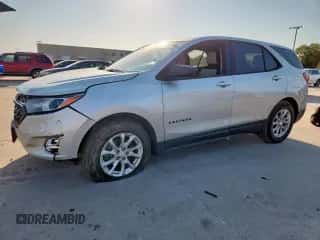 2019 Chevrolet Equinox LS with VIN 3GNAXHEV2KS668629, listed as a Copart auction lot 67781165 with 121,033 mi miles and Salvage title. Bid and sale history available at DreamBid. Image 1.