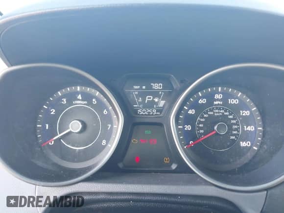 2015 Hyundai Elantra SE with VIN 5NPDH4AE0FH552198, listed as a IAAI auction lot 43324816 with 150,259 mi miles and . Bid and sale history available at DreamBid. Image 7.