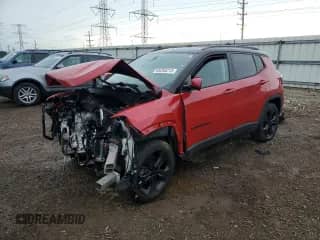 2018 Jeep Compass Altitude with VIN 3C4NJDBB2JT400560, listed as a Copart auction lot 65285215 with Not provided miles and Salvage title. Bid and sale history available at DreamBid. Image 1.