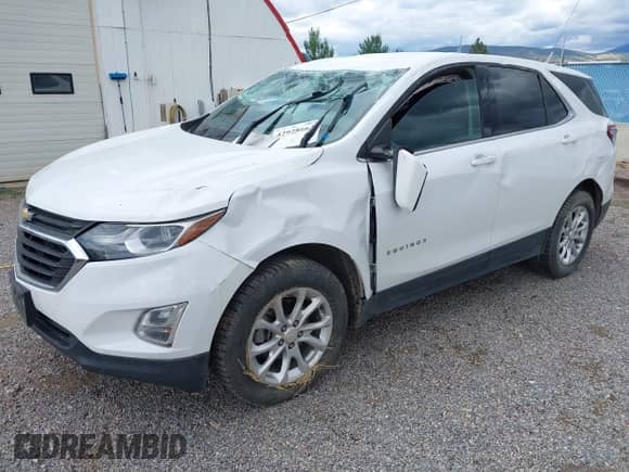2020 Chevrolet Equinox LT z VIN 2GNAXTEV4L6171651, wystawiony jako IAAI lot #42928663 z przebiegiem Nie podano mil oraz . Historia ofert i sprzedaży dostępna na DreamBid. Obrazek 2.