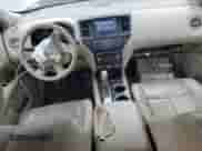 2015 Nissan Pathfinder Platinum with VIN 5N1AR2MNXFC687874, listed as a Copart auction lot 70423175 with 108,706 mi miles and Salvage title. Bid and sale history available at DreamBid. Image 8.