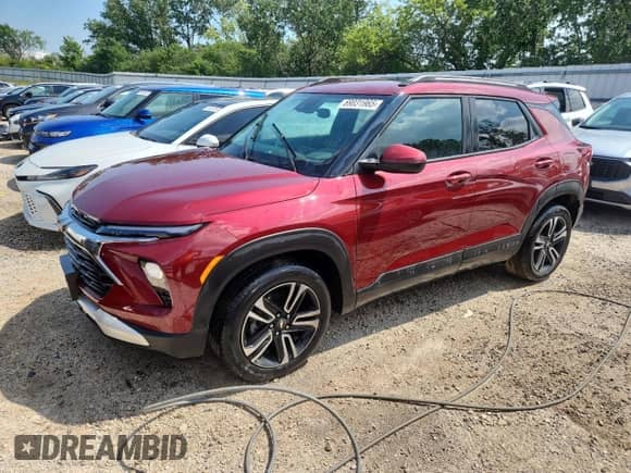 2024 Chevrolet TrailBlazer LT with VIN KL79MPSL4RB086939, listed as a Copart auction lot 69031965 with 12,000 mi miles and Salvage title. Bid and sale history available at DreamBid. Image 1.