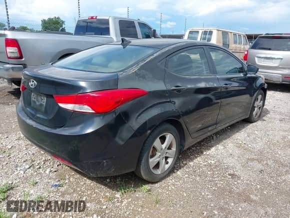 2011 Hyundai Elantra Limited with VIN KMHDH4AEXBU169834, listed as a IAAI auction lot 42626809 with 183,647 mi miles and . Bid and sale history available at DreamBid. Image 4.