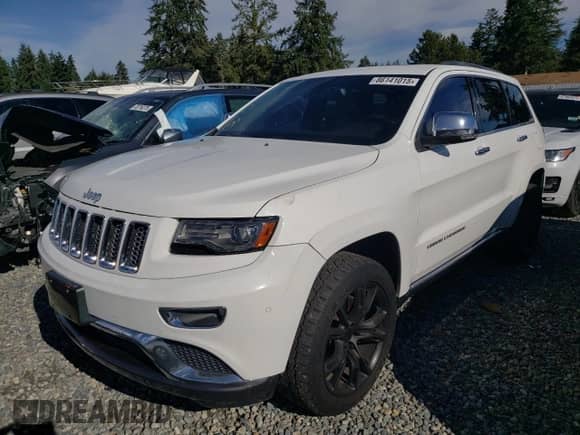 2014 Jeep Grand Cherokee Summit with VIN 1C4RJFJT4EC178080, listed as a Copart auction lot 86141015 with 202,925 mi miles and Clean title. Bid and sale history available at DreamBid. Image 1.