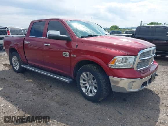 2014 Ram 1500 Longhorn z VIN 1C6RR7PTXES104083, wystawiony jako IAAI lot #42571789 z przebiegiem 148 919 mil mil oraz . Historia ofert i sprzedaży dostępna na DreamBid. Obrazek 1.