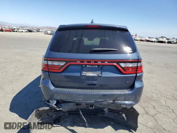 2020 Dodge Durango GT with VIN 1C4RDHDG8LC184253, listed as a Copart auction lot 66752245 with 65,374 mi miles and Salvage title. Bid and sale history available at DreamBid. Image 6.