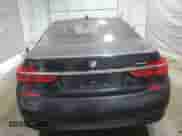 2019 BMW 7 Series 740i xDrive with VIN WBA7E4C58KGV70026, listed as a Copart auction lot 59465615 with Not provided miles and Salvage title. Bid and sale history available at DreamBid. Image 6.
