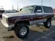 1986 Chevrolet Blazer with VIN 1G8EK18L6GF175066, listed as a Copart auction lot 43594865 with 34,731 mi miles and Salvage title. Bid and sale history available at DreamBid. Image 1.