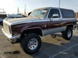 1986 Chevrolet Blazer с VIN 1G8EK18L6GF175066, выставлен на аукционе Copart как лот 43594865 с пробегом 34 731 миль миль и Списание • Salvage title. История ставок и продаж доступна на DreamBid. Изображение 1.