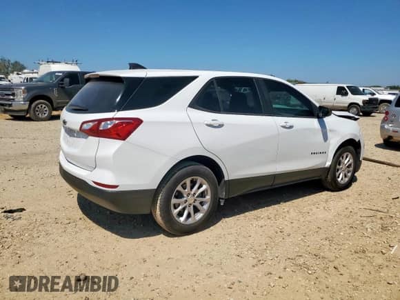 2021 Chevrolet Equinox LS with VIN 3GNAXHEV7MS142533, listed as a Copart auction lot 70385275 with 78,495 mi miles and Salvage title. Bid and sale history available at DreamBid. Image 3.