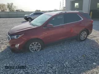2019 Chevrolet Equinox LT with VIN 3GNAXKEV5KS654222, listed as a Copart auction lot 80841065 with 111,085 mi miles and Salvage title. Bid and sale history available at DreamBid. Image 1.