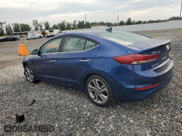 2017 Hyundai Elantra Limited с VIN 5NPD84LF7HH056033, выставлен на аукционе Copart как лот 70494785 с пробегом 79 652 миль миль и Списание • Salvage title. История ставок и продаж доступна на DreamBid. Изображение 2.