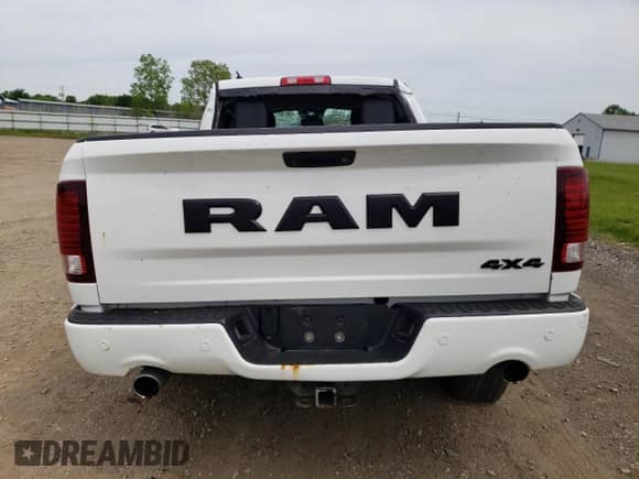 2018 Ram 1500 Sport with VIN 1C6RR7UT9JS170283, listed as a Copart auction lot 57828685 with 73,643 mi miles and Salvage title. Bid and sale history available at DreamBid. Image 6.