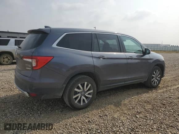 2020 Honda Pilot EX-L z VIN 5FNYF6H52LB007428, wystawiony jako Copart lot #71036745 z przebiegiem 84 257 mil mil oraz Szkoda całkowita • Salvage title. Historia ofert i sprzedaży dostępna na DreamBid. Obrazek 3.