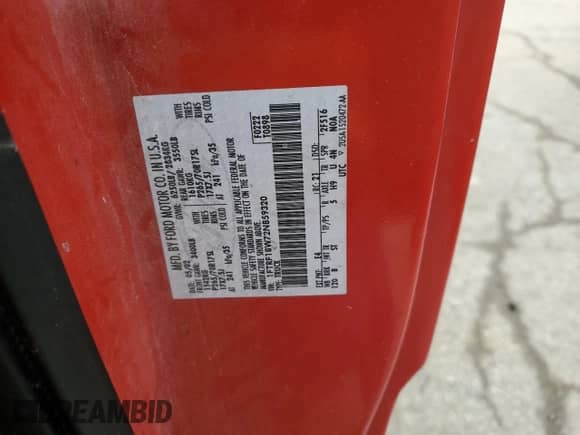 2002 Ford F-150 XL with VIN 1FTRF18W72NB59320, listed as a Copart auction lot 85750914 with 282,198 mi miles and Salvage title. Bid and sale history available at DreamBid. Image 14.