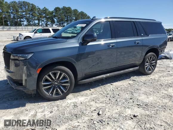2021 Cadillac Escalade with VIN 1GYS3NKLXMR137785, listed as a Copart auction lot 56749535 with 85,310 mi miles and Salvage title. Bid and sale history available at DreamBid. Image 1.