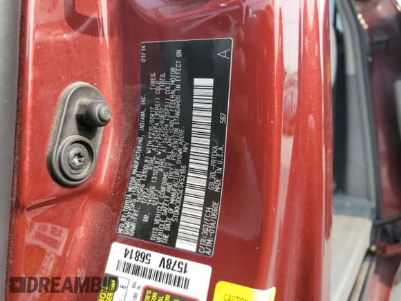 2014 Toyota Sienna LE with VIN 5TDKK3DC5ES453186, listed as a Copart auction lot 58608075 with 152,732 mi miles and Salvage title. Bid and sale history available at DreamBid. Image 13.