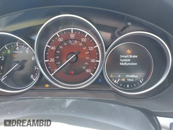2023 Mazda CX-5 S Carbon Edition z VIN JM3KFBCMXP0282649, wystawiony jako IAAI lot #42784337 z przebiegiem 25 589 mil mil oraz . Historia ofert i sprzedaży dostępna na DreamBid. Obrazek 7.