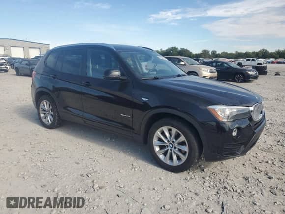 2017 BMW X3 sDrive28i with VIN 5UXWZ7C5XH0V85132, listed as a Copart auction lot 82264555 with 276,154 mi miles and Clean title. Bid and sale history available at DreamBid. Image 4.