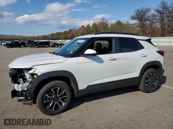 2025 Chevrolet TrailBlazer ACTIV с VIN KL79MSSL1SB021443, выставлен на аукционе Copart как лот 50245555 с пробегом 1 797 миль миль и Списание • Salvage title. История ставок и продаж доступна на DreamBid. Изображение 1.